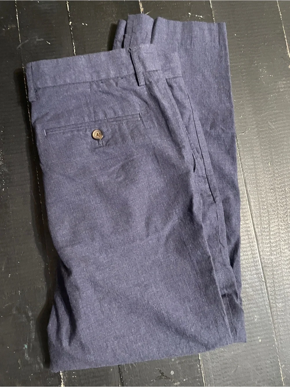 J.Crew Bedford Men’s Slim Dress Pants in Navy